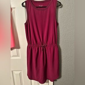 Athleta Magenta dress knee length